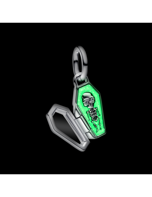 Conta de Abrir Caixão Brilha no Escuro Pandora