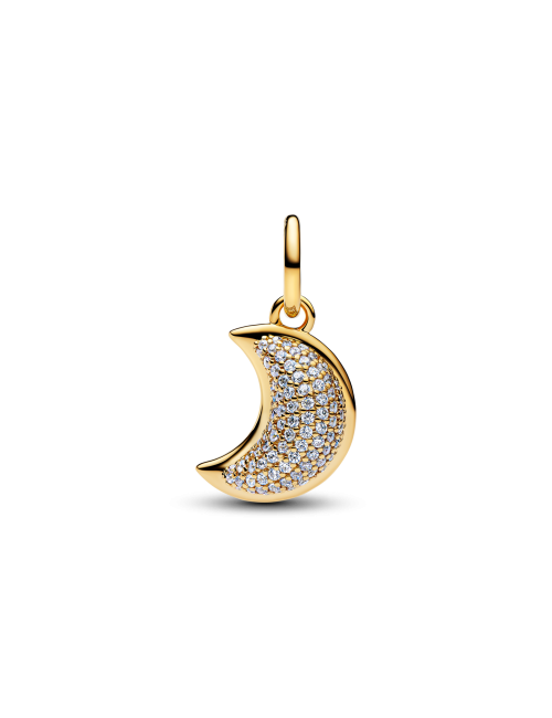 Conta Lua Crescente Brilhantel Pandora