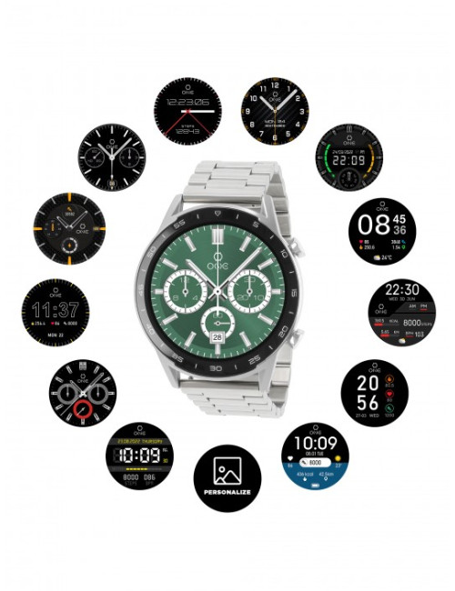 Smartwatch One Men Forceful Silver Links