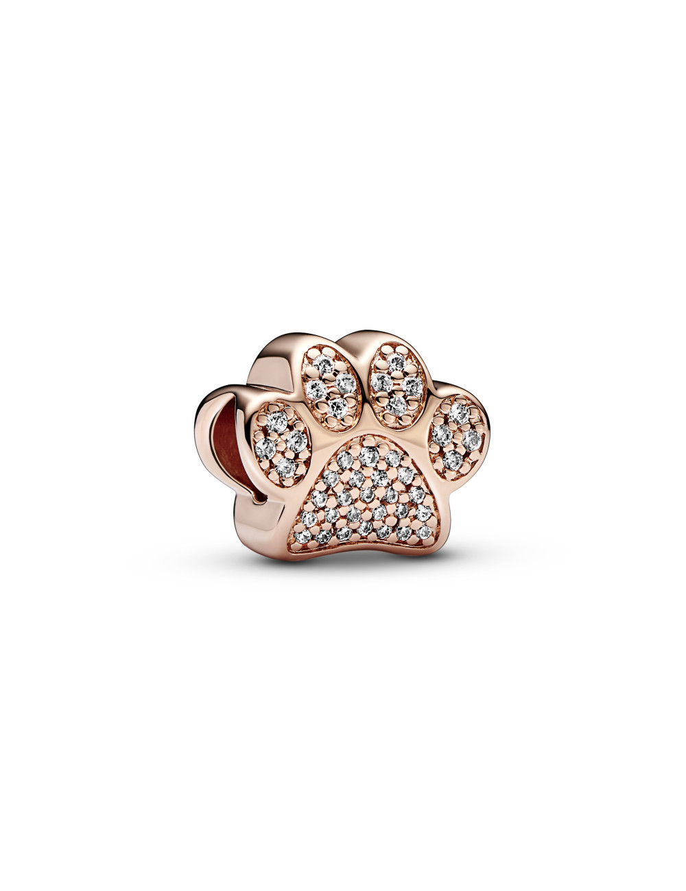 CONTA SPARKLING PAW PRINT PANDORA