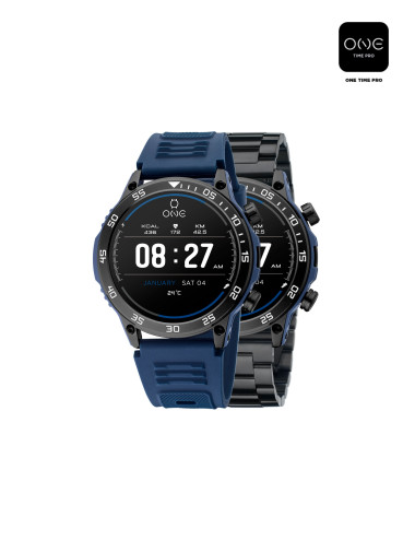 Box Smartwatch One Men SportyCall Blue