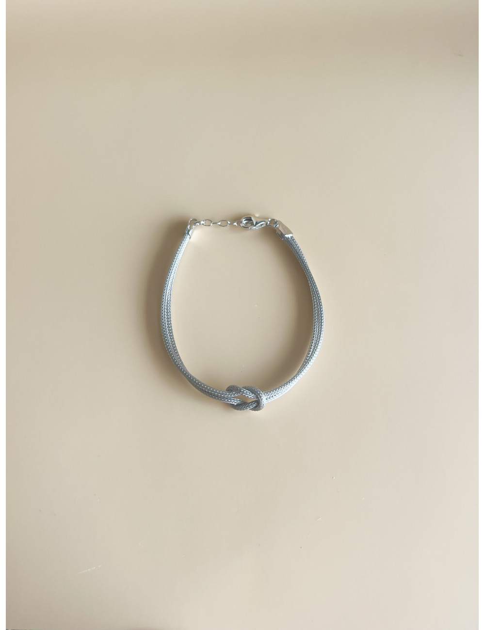 Pulseira Knot My Life Prata