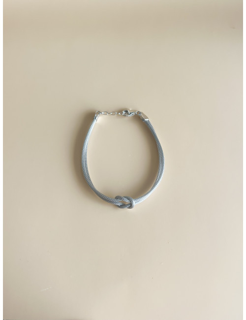 Pulseira Knot My Life Prata