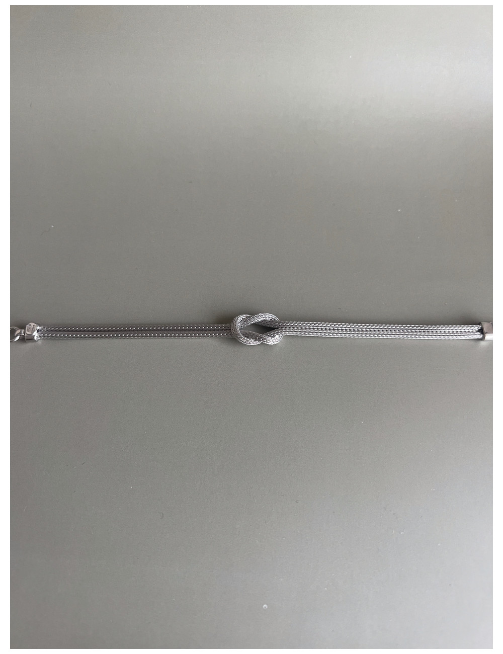 Pulseira Knot My Life Prata