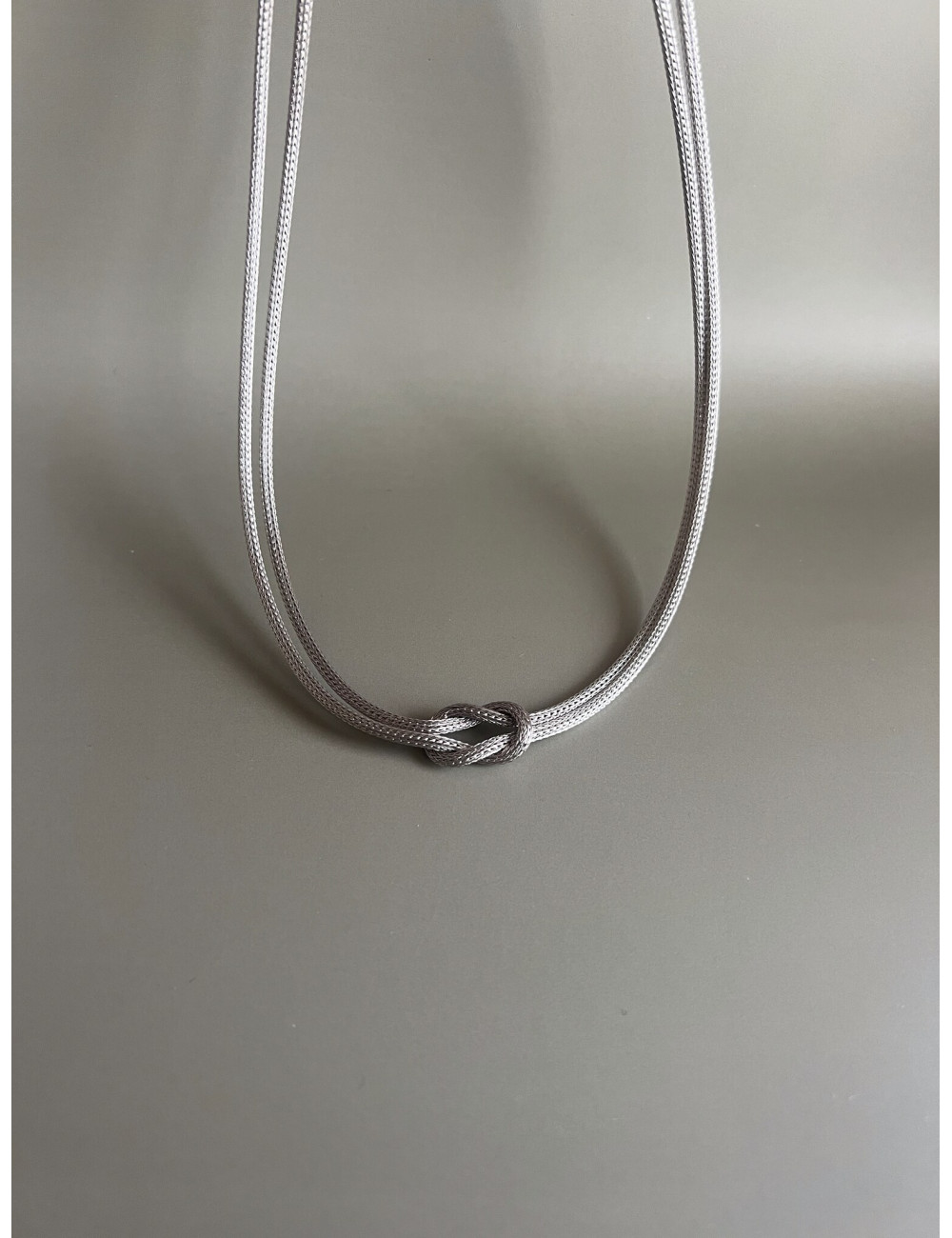 Colar Knot Prata