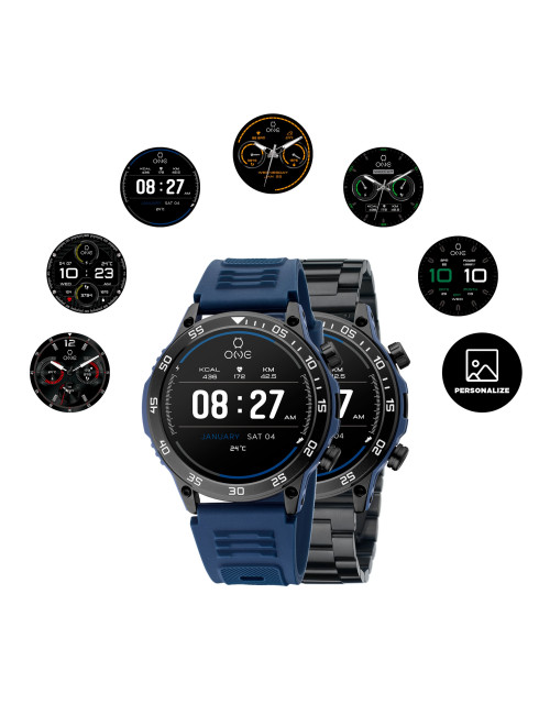 Box Smartwatch One Men SportyCall Blue