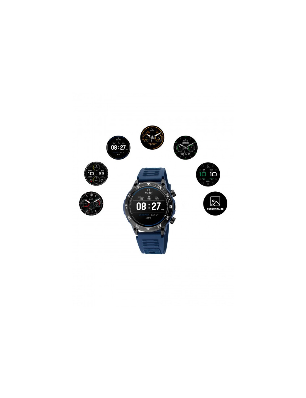 Smartwatch One Men SportyCall Blue