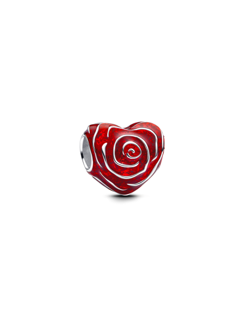 Conta Coração Rosa Pandora