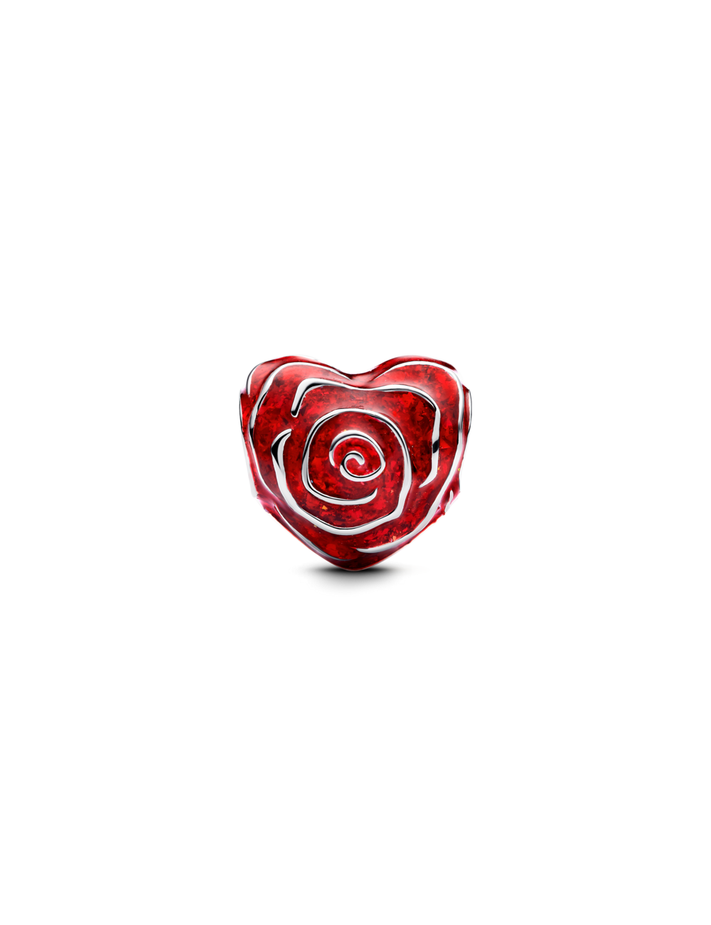 Conta Coração Rosa Pandora