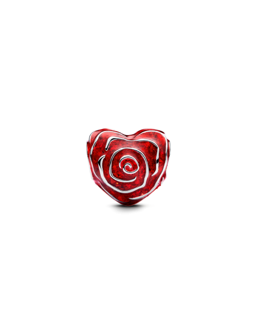 Conta Coração Rosa Pandora