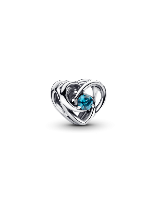 Conta Coração Entrelaçado e Pedras Pandora