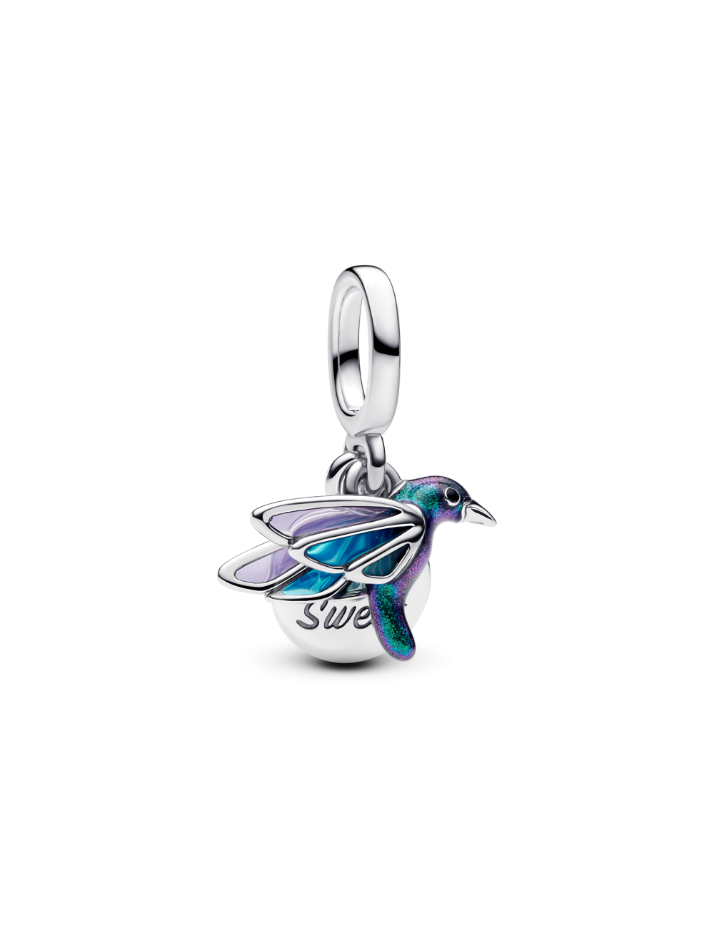 Conta Pendente Dupla Beija-flor Pandora