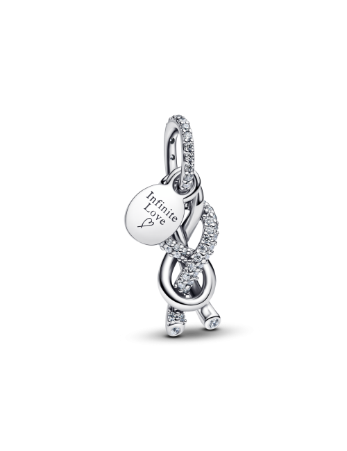 Conta Pendente Nó Infinito Pavé Pandora