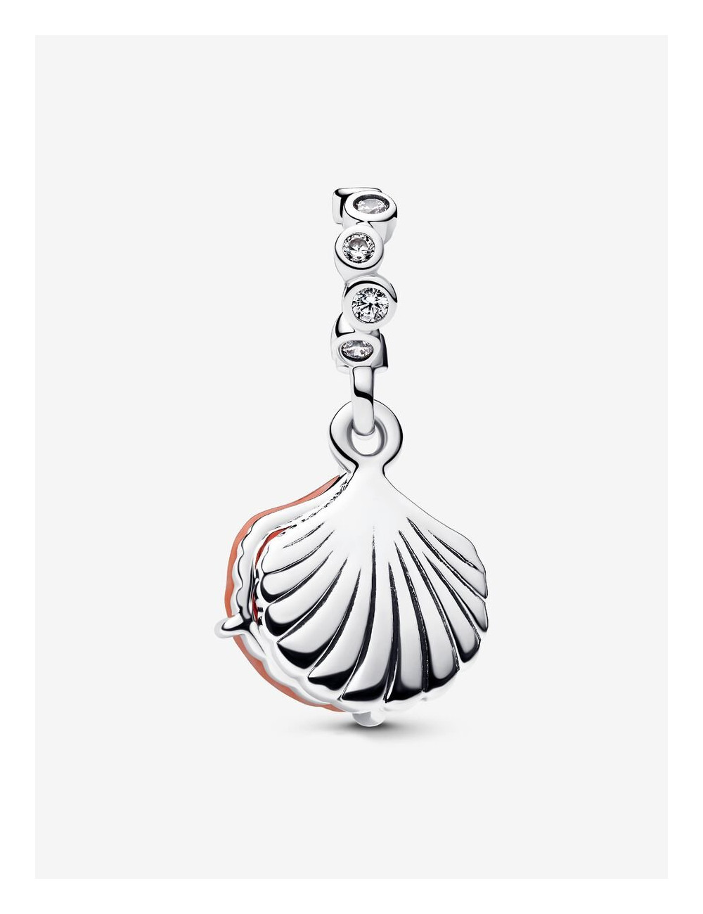 Conta Pendente Dupla Concha Coral Pandora