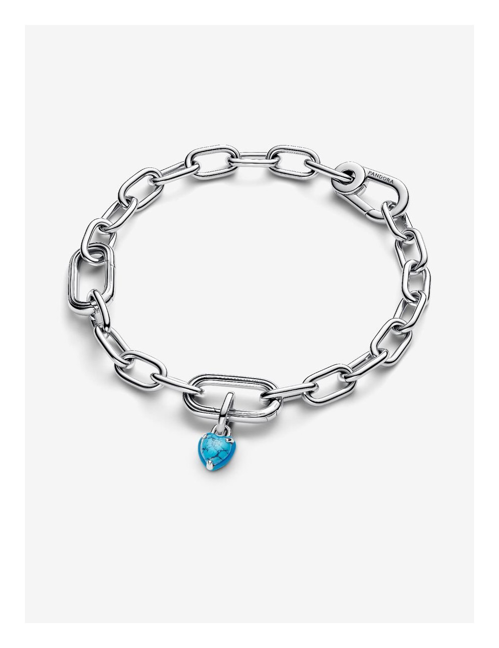 Mini-Conta Pendente Coração Turquesa Pandora