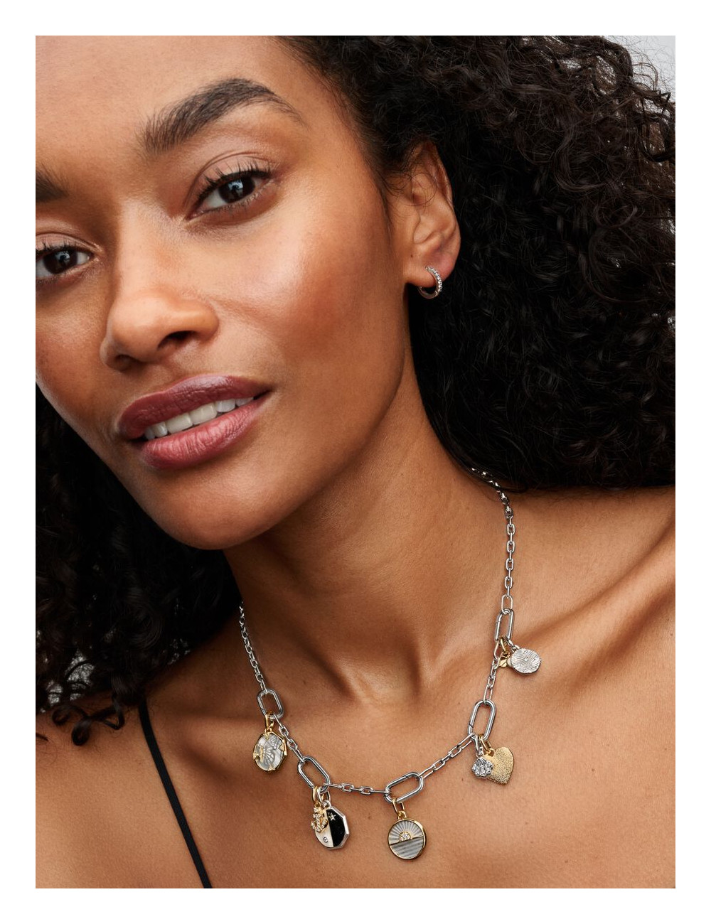 Mini-Conta Pendente Concha Brilhante Pandora