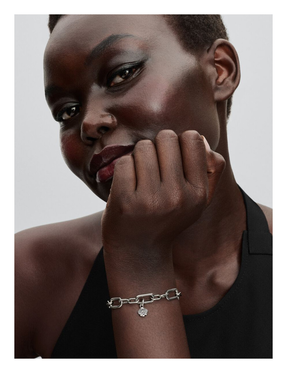 Mini-Conta Pendente Concha Brilhante Pandora