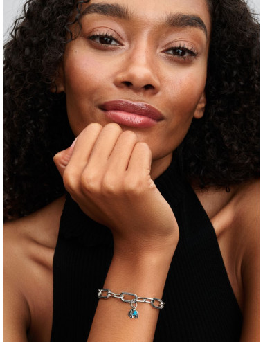 Mini Conta Pendente Elefante Turquesa Pandora