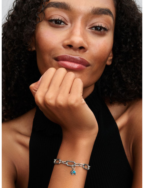 Mini Conta Pendente Elefante Turquesa Pandora