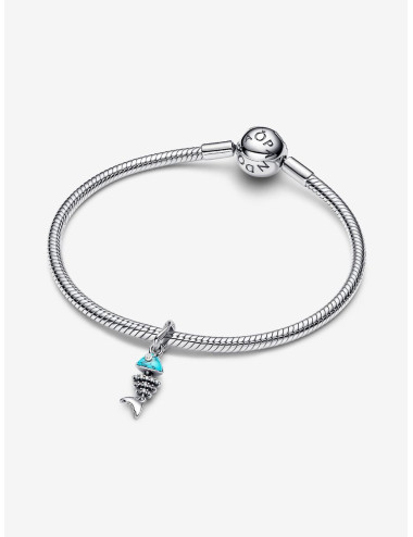 Conta Pendente Espinha de Peixe Turquesa Pandora