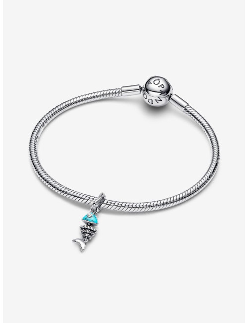 Conta Pendente Espinha de Peixe Turquesa Pandora