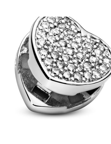 CLIP REFLEXIONS PAVÉ HEART PANDORA