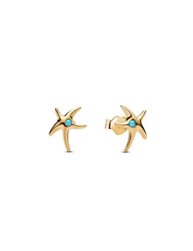 Brincos Starfish Gold Pandora