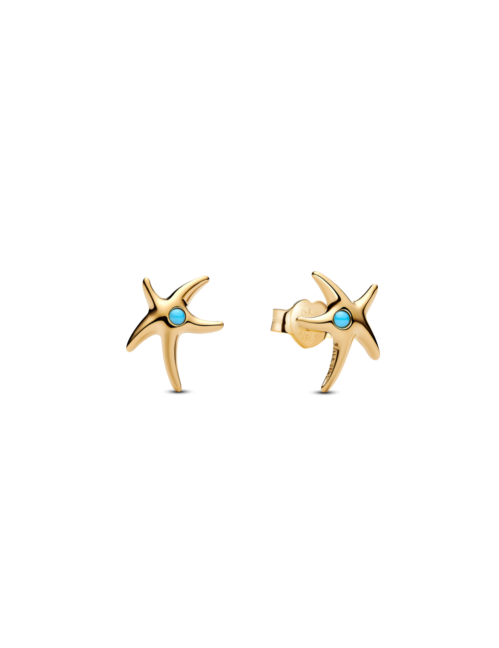 Brincos Starfish Gold Pandora