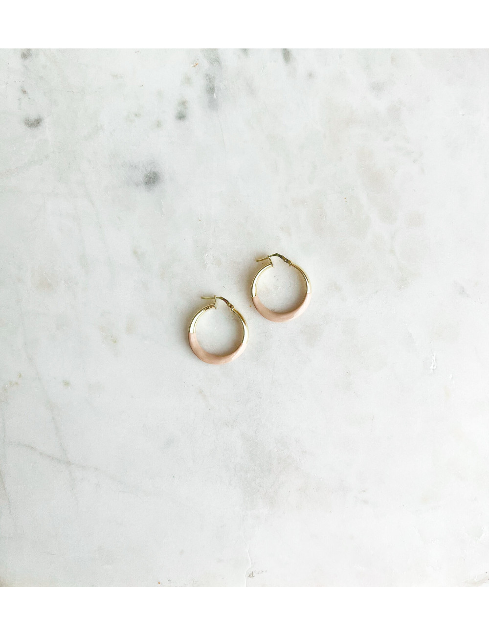 Argolas Ipioca Love Prata Dourada