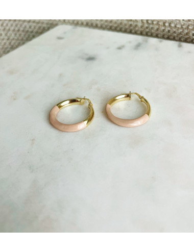 Argolas Ipioca Love Prata Dourada