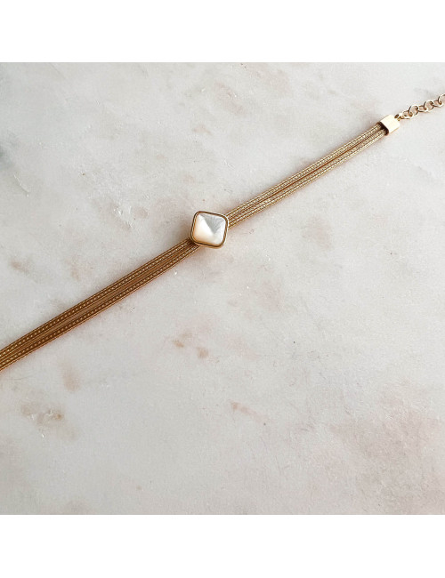 Pulseira Marselha Prata Dourada