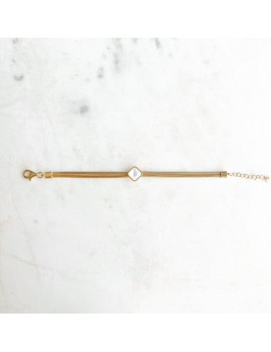 Pulseira Marselha Prata Dourada