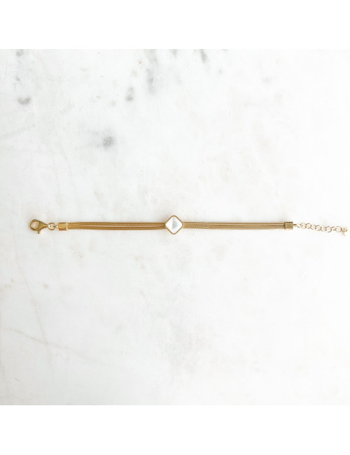 Pulseira Marselha Prata Dourada