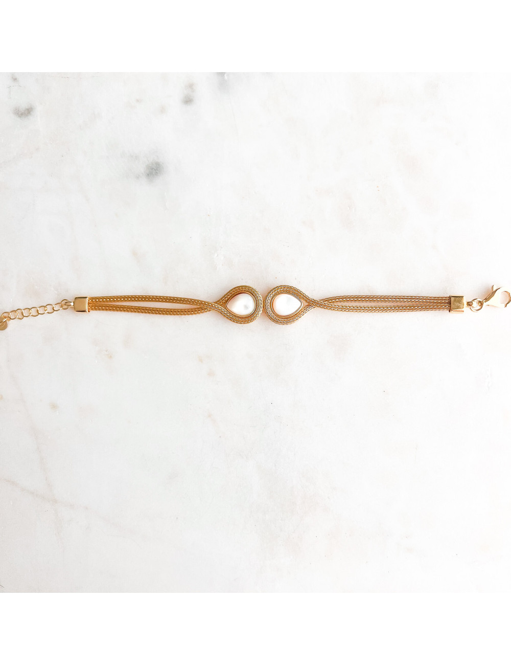 Pulseira Cannes Prata Dourada