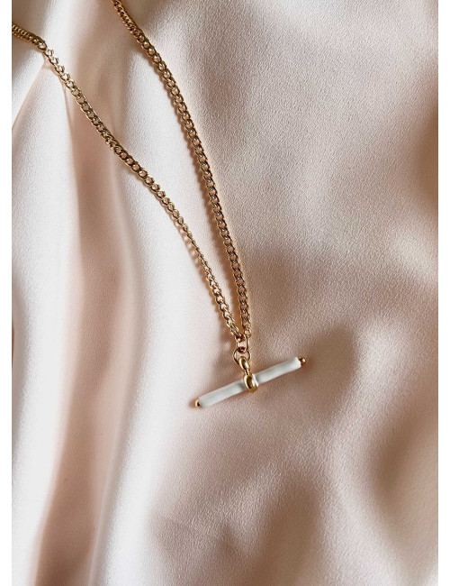 Colar Bolonha Prata Dourada