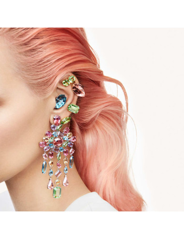 BRINCOS GEMA GREEN SWAROVSKI