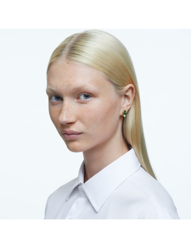 BRINCOS GEMA GREEN SWAROVSKI