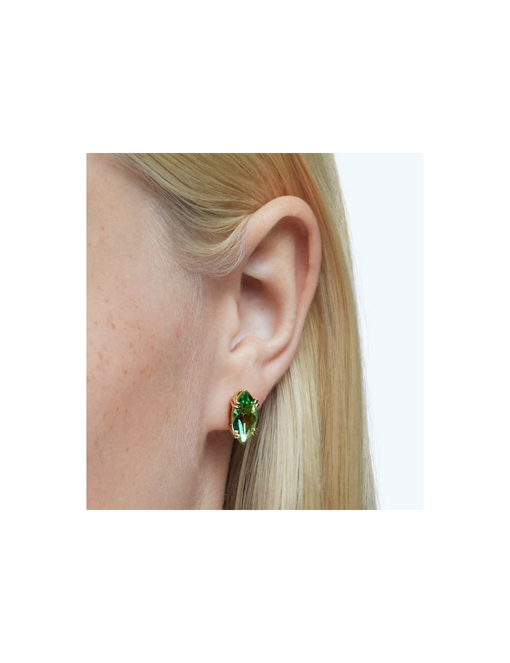 BRINCOS GEMA GREEN SWAROVSKI