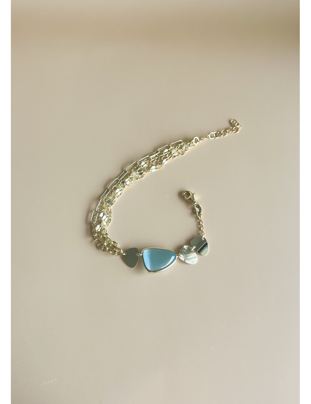 Pulseira Elegance Prata Dourada