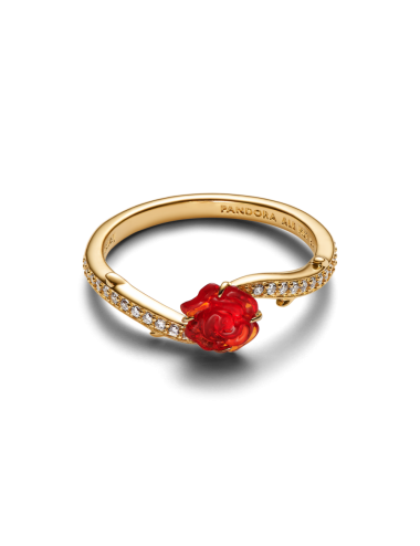 Anel Disney Beauty and Beast Rose Pandora