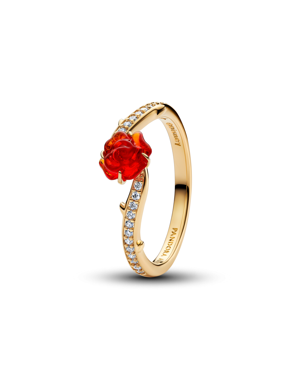 Anel Disney Beauty and Beast Rose Pandora