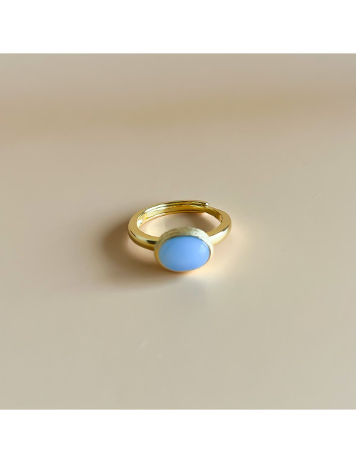 Anel Beni Ajustável Prata Dourada