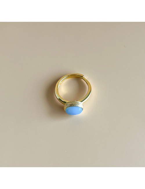 Anel Beni Ajustável Prata Dourada