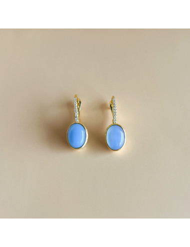 Brincos Beni Prata Dourada