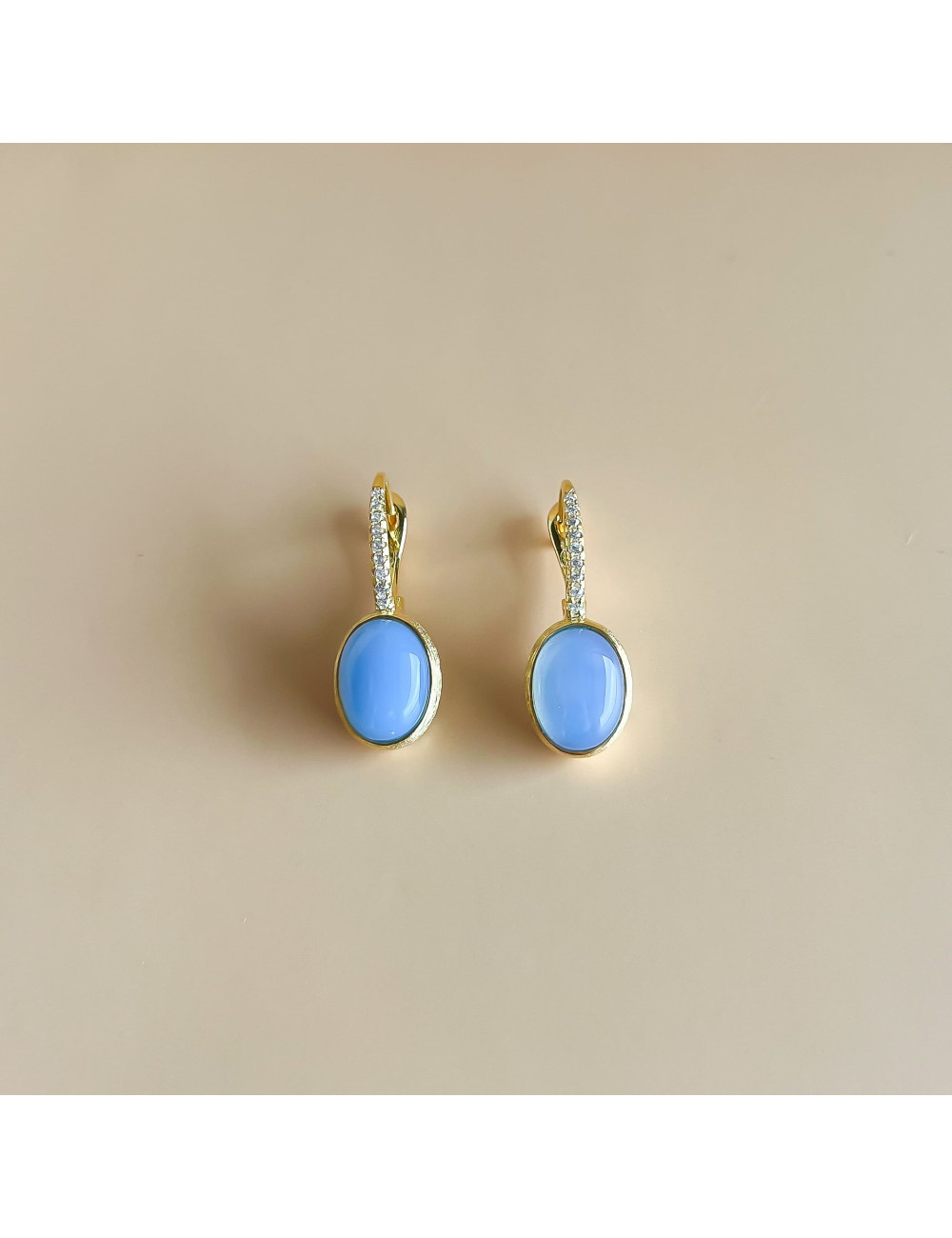 Brincos Beni Prata Dourada