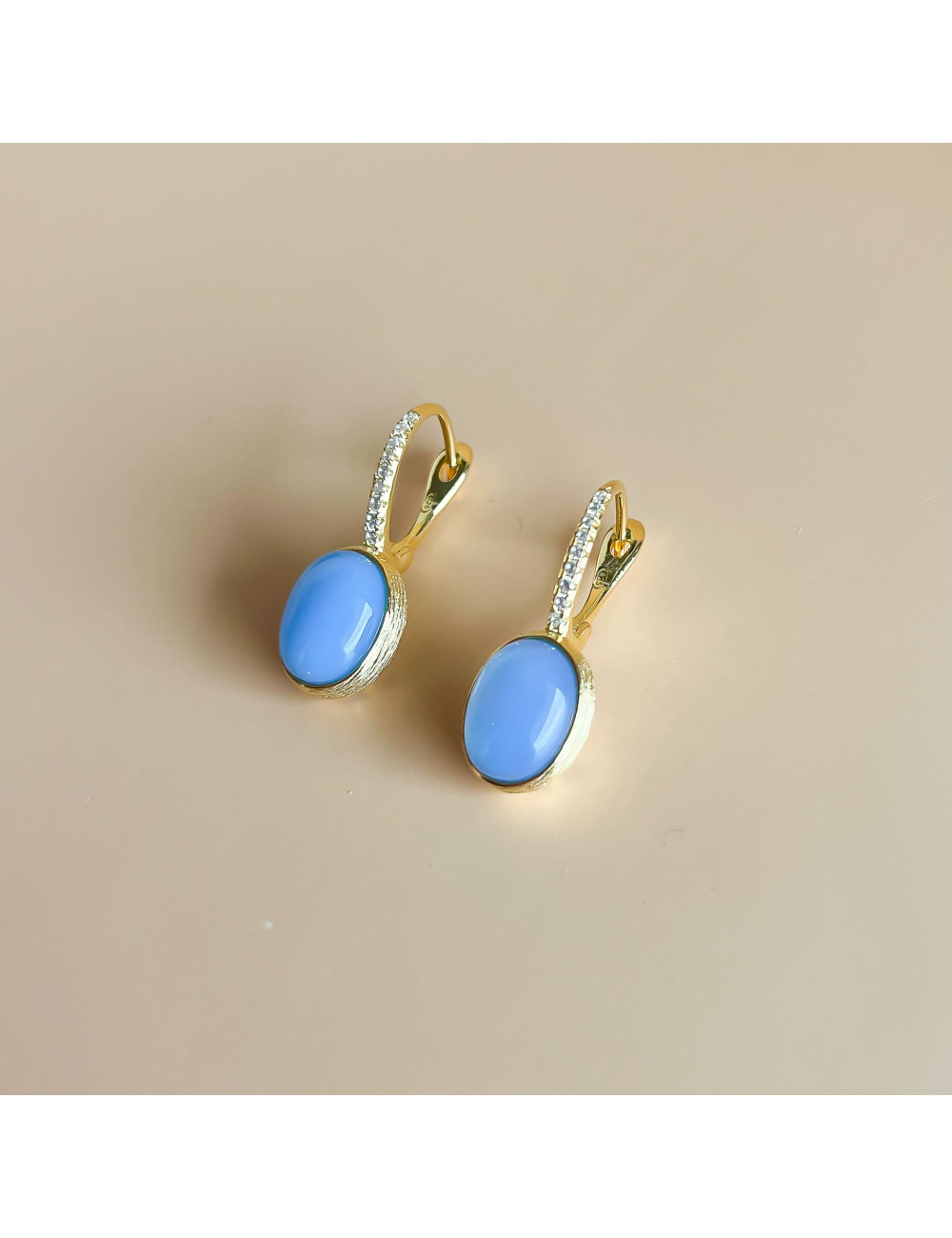 Brincos Beni Prata Dourada