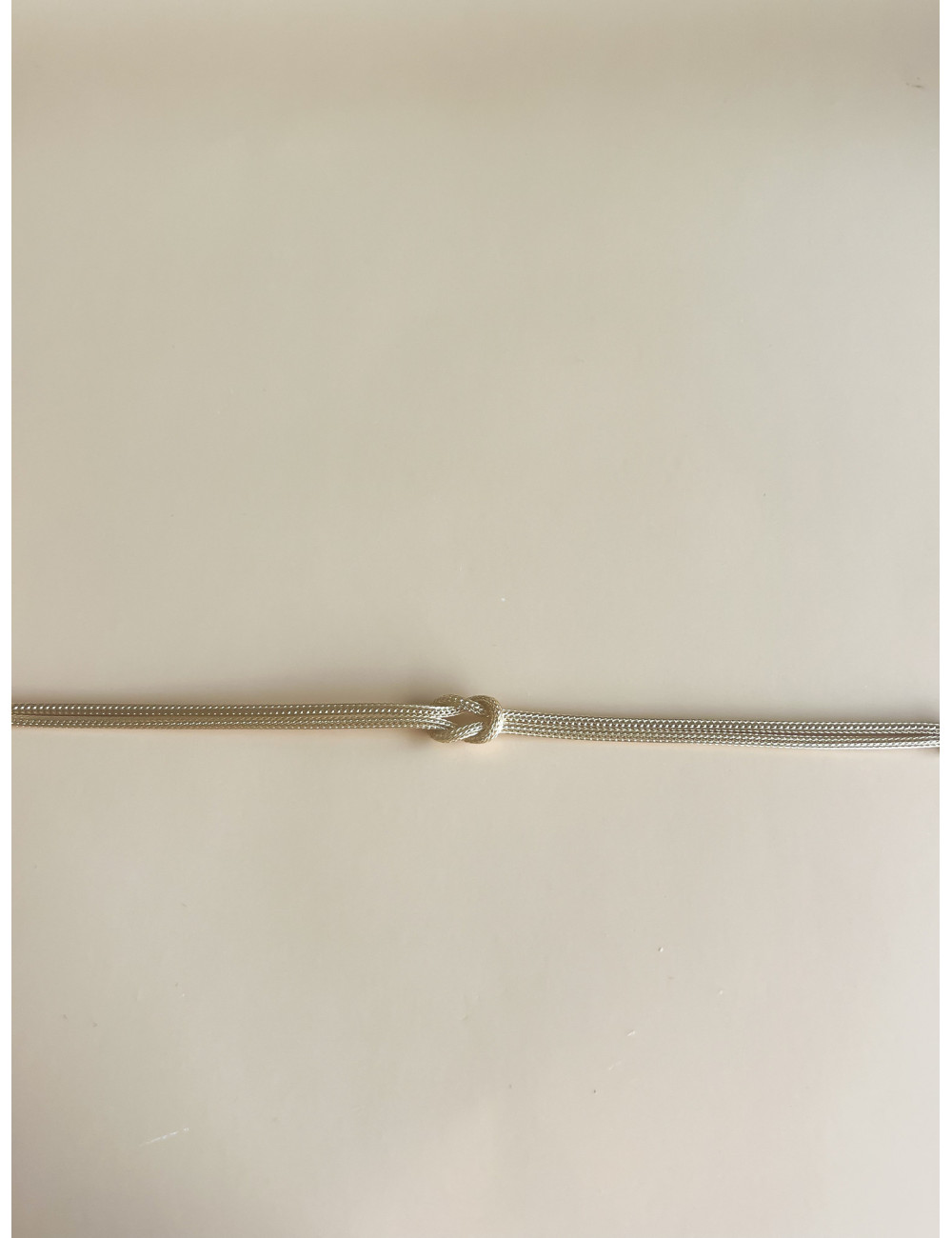 Pulseira Knot My Life Prata Dourada