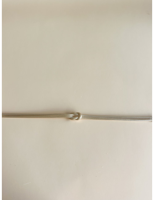 Pulseira Knot My Life Prata Dourada