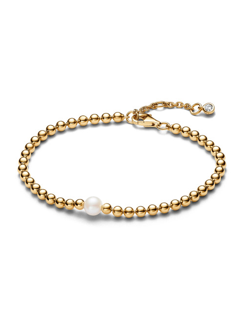 Pulseira Treated Freshwater Cultured Pearl & Beads Pandora