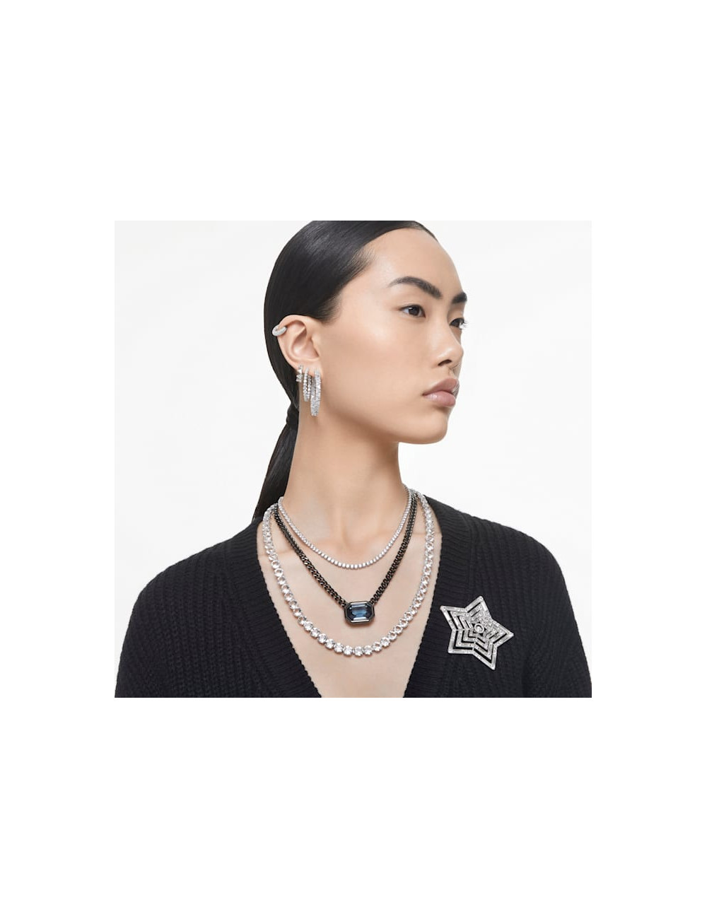 Argola Ortyx Swarovski